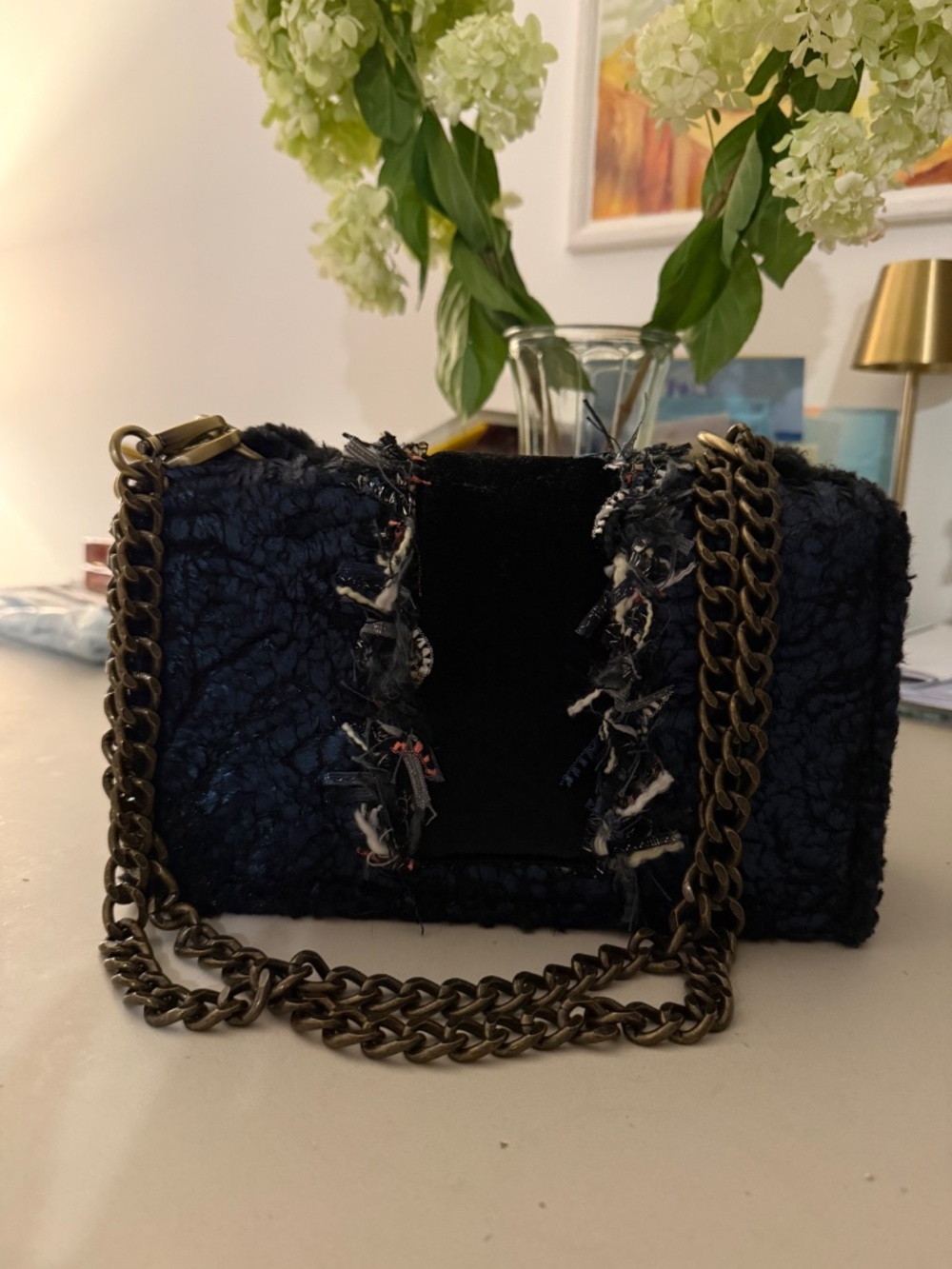 Unique Navy Kooreloo Shoulder Bag / Purse - Picture 2 of 3